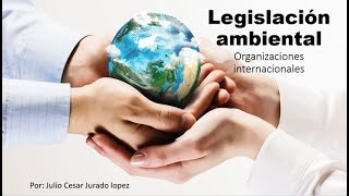 Legislación ambiental Organizaciones internacionales [upl. by Liuqa308]