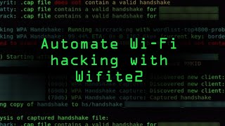 Automate WiFi Hacking with Wifite2 in Kali Linux Tutorial [upl. by Dodds]