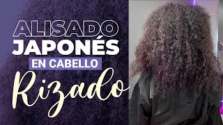 Alisado Japonés en 5 pasos cabello rizado [upl. by Rema]