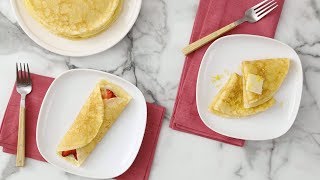 Basic Crepes Martha Stewart [upl. by Nitz]