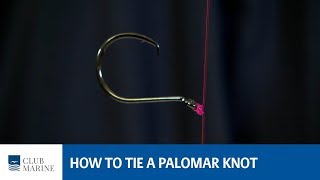 How to tie a palomar knot  fishing tip  Club Marine [upl. by Rocco]