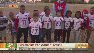 SacKIngs 6U Pop Warner Football [upl. by Weinman]