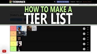 How To Make A Tier List  Create A Custom Tier List [upl. by Lucretia143]