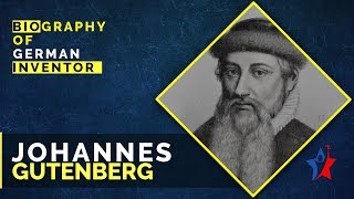 Johannes Gutenberg Short Biography  German Printing Press Inventor [upl. by Novonod691]