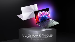 Amazing colors compact portability  ZenBook 1314 OLED  ASUS [upl. by Adnauq]