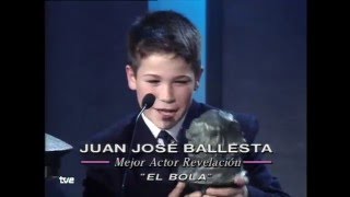 Juan José Ballesta Goya gana el Goya a Mejor Actor Revelación en 2001 [upl. by Jacobsen628]