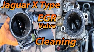 Jaguar X Type EGR Cleaning DIY [upl. by Anela]