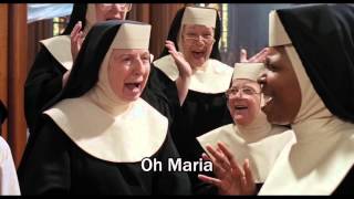 Sister Act 1992  quotOh Mariaquot  VideoLyrics HD [upl. by Danyette848]