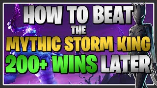 HOW TO DEFEAT the Mythic Storm King  200 Wins of Advice  Fortnite Save the World [upl. by Llertnov110]