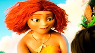 THE CROODS 2 A NEW AGE Clip  quotScarsquot 2020 [upl. by Hardej]