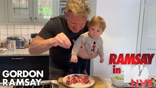 Gordon Ramsay Shows How To Make A Lamb Chop Dish At Home  Ramsay in 10 [upl. by Claresta]