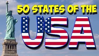 The 50 States of the USA Fun Song [upl. by Aitnwahs156]