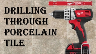 HOW to Drill into Porcelain Tile  And WHY You Need This Setting [upl. by Moia]