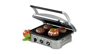 Cuisinart Multifunction Griddle Grill and Panini Press [upl. by Limber]