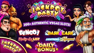 200 Authentic Vegas Slots amp MORE  Jackpot Party Casino [upl. by Pillow]