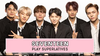 Seventeen Reveals Who is the Biggest Flirt the Best Singer and More  Superlatives  Seventeen [upl. by Ilarin231]