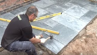 How To Lay A Patio  Expert Guide To Laying Patio Slabs  Garden Ideas amp Tips  Homebase [upl. by Yetty612]