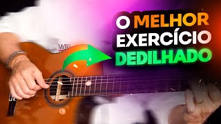 Aula de VIOLÃO O Melhor exercicio dedilhado INICIANTE no violão [upl. by Eikciv]