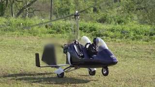 Autogyro Flying Short Field Take Off amp Landing [upl. by Dleifniw]