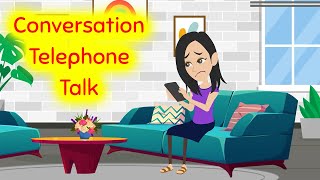 Conversation Telephone Talk  Daily English Speaking Practice [upl. by Kantor]