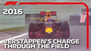 Max Verstappens Mesmerising Drive In The Wet  2016 Brazilian Grand Prix [upl. by Paola]