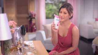 Angel Locsin talks about the NEW Palmolive Naturals Body Wash Calming Moisture Cherry Blossom [upl. by Annaeirb]