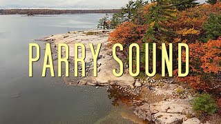 PARRY SOUND  ONTARIO CANADA 4K Town Tour [upl. by Llerret947]