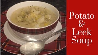 Slow Cooker Easy Potato amp Leek soup Recipe [upl. by Marcille]