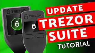 How to update your Trezor Suite Trezor One  Firmware Update Tutorial 2021 [upl. by Thill]