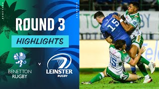 Benetton v Leinster  Highlights  Round 3  URC 202425 [upl. by Hobbs936]