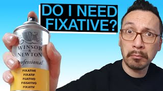 How to use fixative spray  DOs and DONTs [upl. by Monafo543]