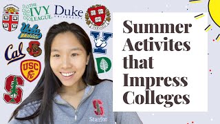 How to Maximize Your SUMMER Like an Ivy League Admit Summer Activities for College ACCEPTANCE ☀️🎉🤗 [upl. by Audy]