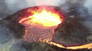 Iceland Geldingadalir Volcano 360 in Meradalir [upl. by Oicaroh]