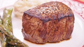 Filet Mignon Recipe How To Cook Perfect Filet Mignon BESTPanOvenDi KometaDishin With Di 45 [upl. by Lakim]