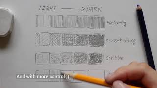 PENCIL  Basic Shading Techniques [upl. by Anuat]