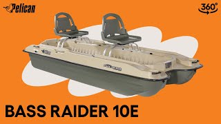 PELICAN  BASS RAIDER 10E Fishing Boat Walkthrough [upl. by Nodgnal26]