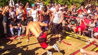 Muay Thai Legend vs Street Fighter Bare Knuckle Brawl  Unexpected KO [upl. by Windzer]