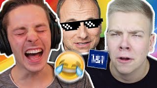 NICHT LACHEN CHALLENGE MIT REWI  YOUTUBE KACKE EDITION [upl. by Dahaf230]