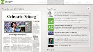 So funktioniert das EPaper der Sächsischen Zeitung [upl. by Ethyl]