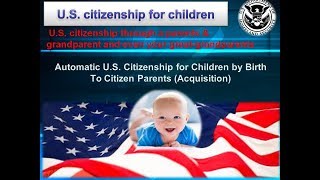 US Citizenship through a parents amp grandparent and even your greatgrandparents [upl. by Enyahs]