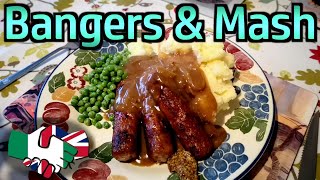 Bangers amp Mash with Onion Gravy  A Classic British Comfort Food [upl. by Onibla]