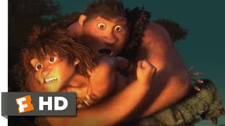 The Croods 2013  Family Finds Fire Scene 410  Movieclips [upl. by Audras]