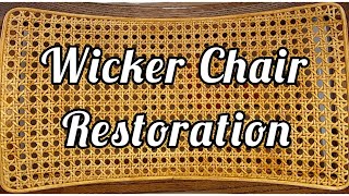 Wood amp Recane Chair Restoration [upl. by Home508]