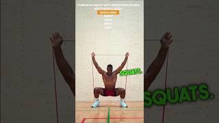 Overhead Squats  Resistance Bands Exercises [upl. by Thatch938]