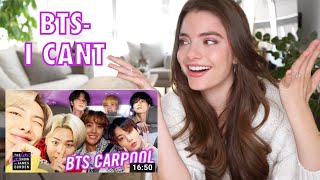 BTS Carpool Karaoke Reaction [upl. by Nolyat]