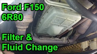 Ford F150  6R80 Filter and Fluid Change [upl. by Lebbie]