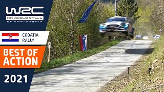 Best of rally action Croatia Rally 2021 [upl. by Zennie130]