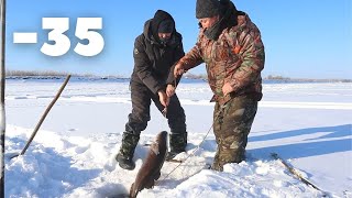 Ice fishing for a GIANT BURBOT in the COLDEST inhabited place in the world  Yakutia [upl. by Airednaxela]