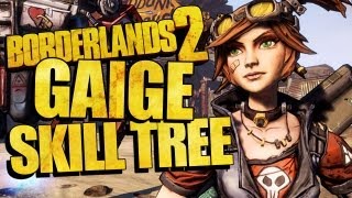 Mechromancer Skill Tree GAMEPLAY WALKTHROUGH Gaige The Mechromancer  New Borderlands 2 DLC Class [upl. by Amy125]