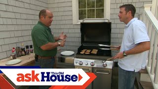 How to Install a Natural Gas Barbecue Grill  Ask This Old House [upl. by Otilesoj990]